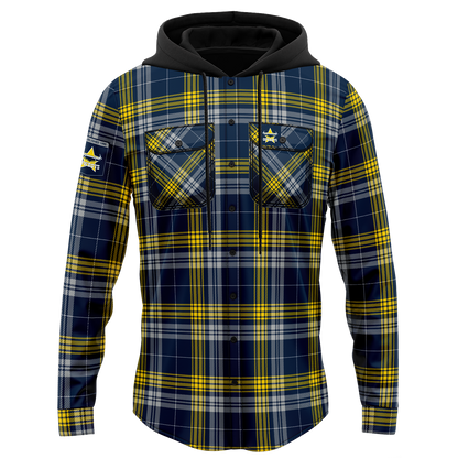 North Queensland Cowboys Hooded Flannel Shirt - View 4