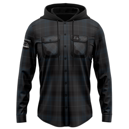 Penrith Panthers Hooded Flannel Shirt - View 4