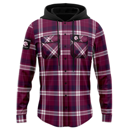 Manly Warringah Sea Eagles Hooded Flannel Shirt - View 4