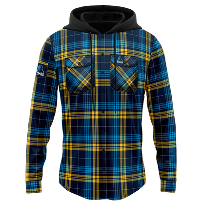 Gold Coast Titans Hooded Flannel Shirt - View 4