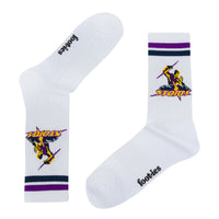 Melbourne Storm Retro Sneaker Sock 2 Pack