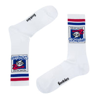 Newcastle Knights Retro Sneaker Sock 2 Pack