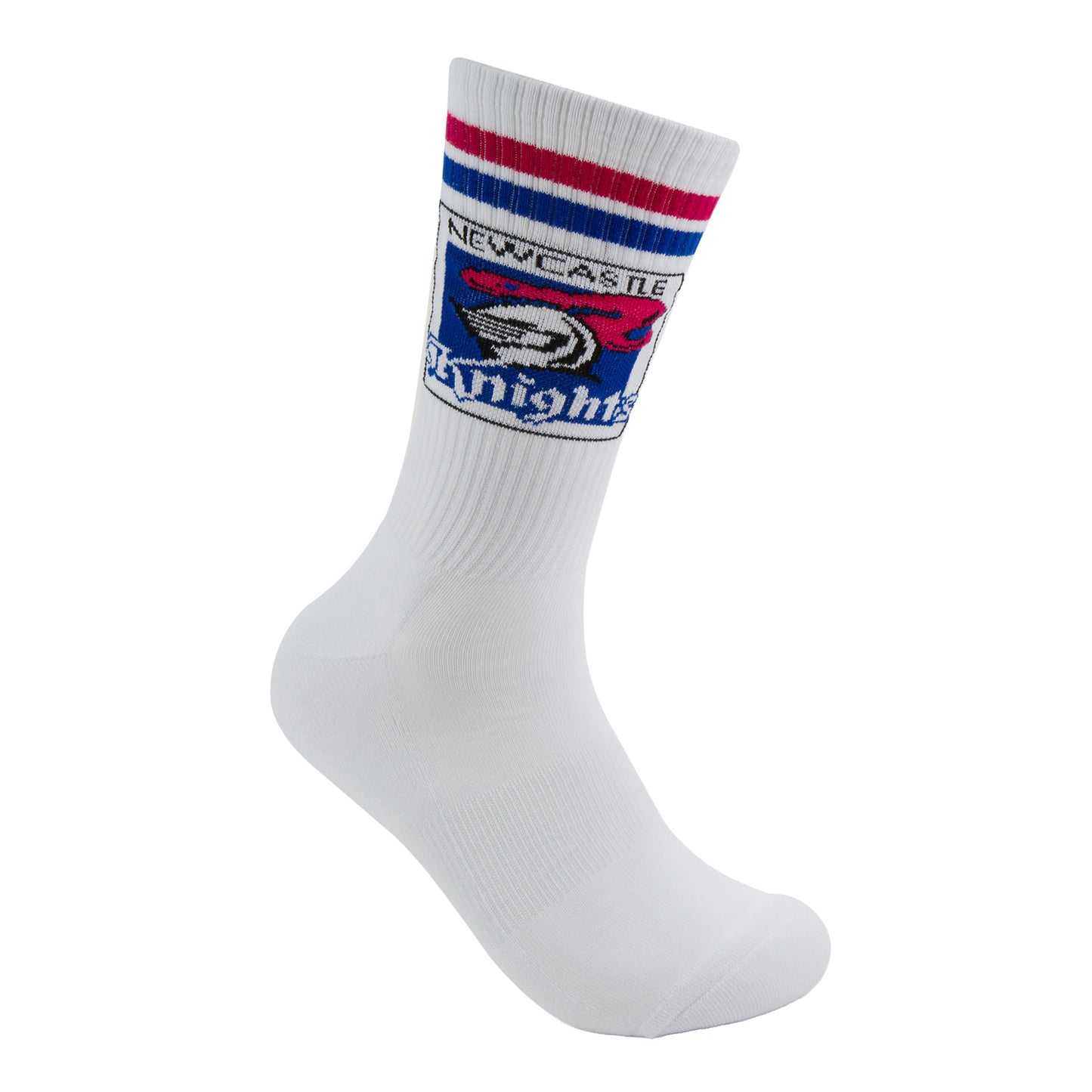 Newcastle Knights Retro Sneaker Sock 2 Pack