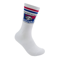 Newcastle Knights Retro Sneaker Sock 2 Pack
