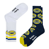 North Queensland Cowboys Retro Sneaker Sock 2 Pack