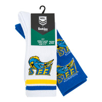 Parramatta Eels Retro Sneaker Sock 2 Pack