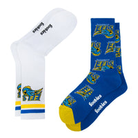 Parramatta Eels Retro Sneaker Sock 2 Pack