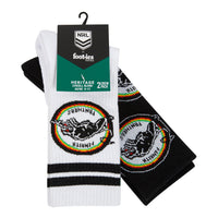 Penrith Panthers Retro Sneaker Sock 2 Pack