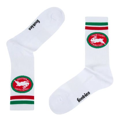 South Sydney Rabbitohs Retro Sneaker Sock 2 Pack - View 3