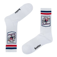 Sydney Roosters Retro Sneaker Sock 2 Pack