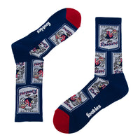 Sydney Roosters Retro Sneaker Sock 2 Pack