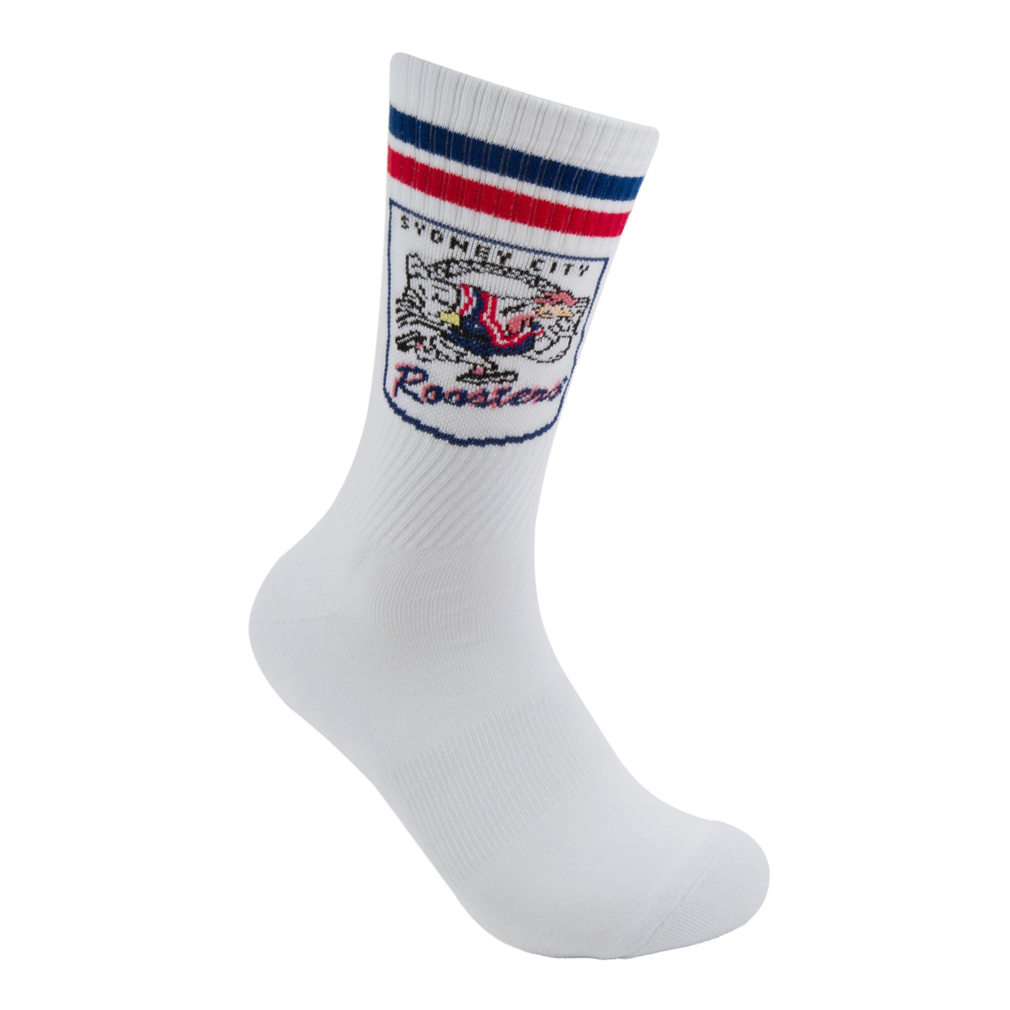 Sydney Roosters Retro Sneaker Sock 2 Pack
