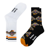 Wests Tigers Retro Sneaker Sock 2 Pack