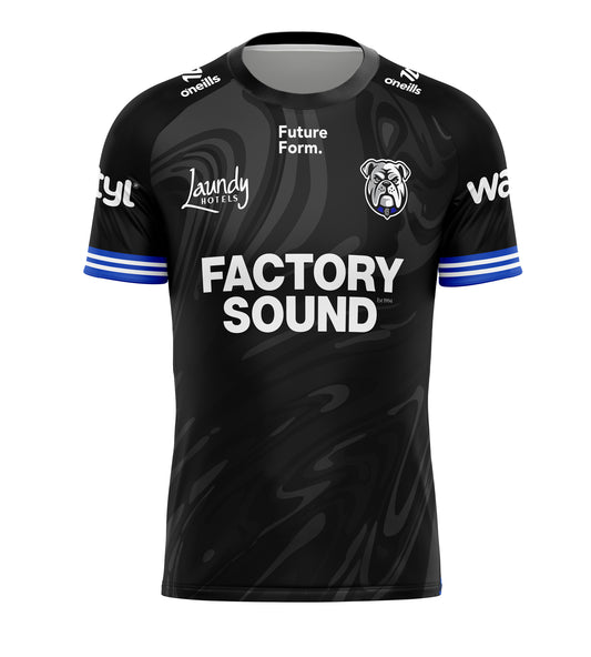 Canterbury-Bankstown Bulldogs Mens 2026 Training Tee Black - View 1