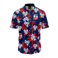 Roosters Reef Hawaiian Shirt Mens