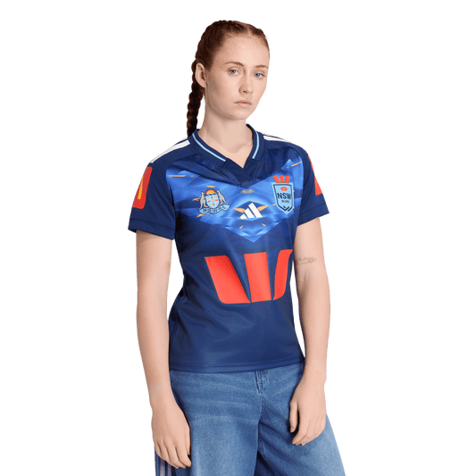 NSW Sky Blues Womens 2026 Captains Run Jersey - View 1