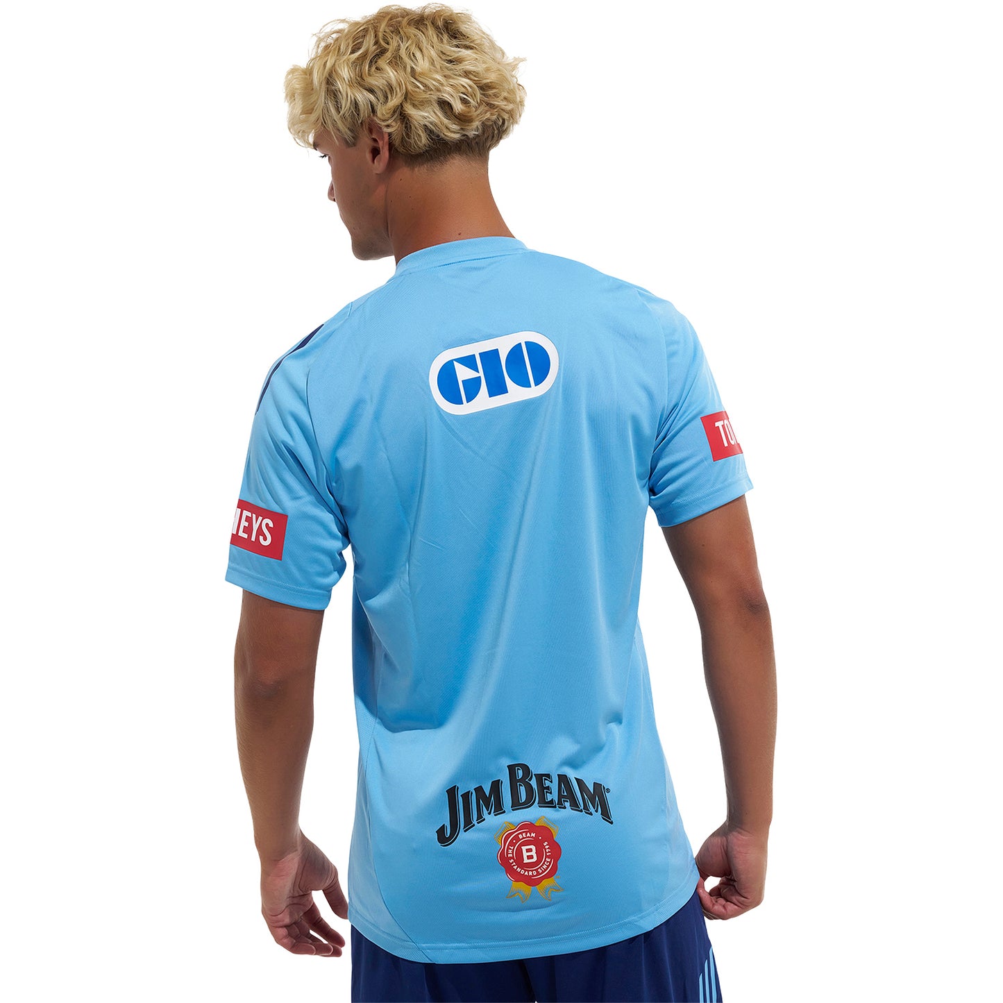 NSW Blues Mens 2026 Perf Tee Light Blue
