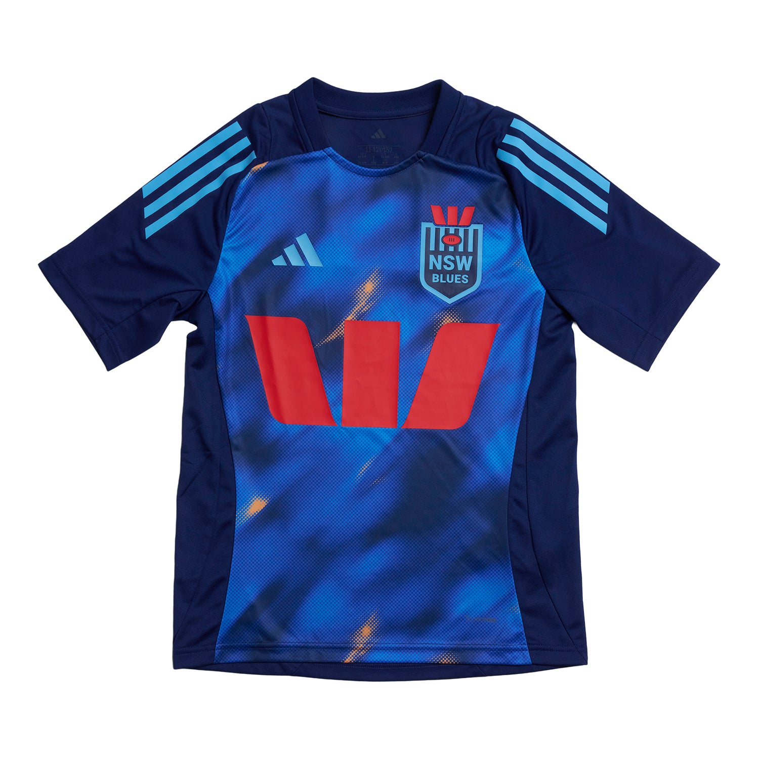 NSW Blues Youth 2026 Perf Tee Dark Blue - View 1