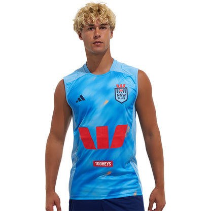 NSW Blues Mens 2026 Singlet Light Blue - View 1