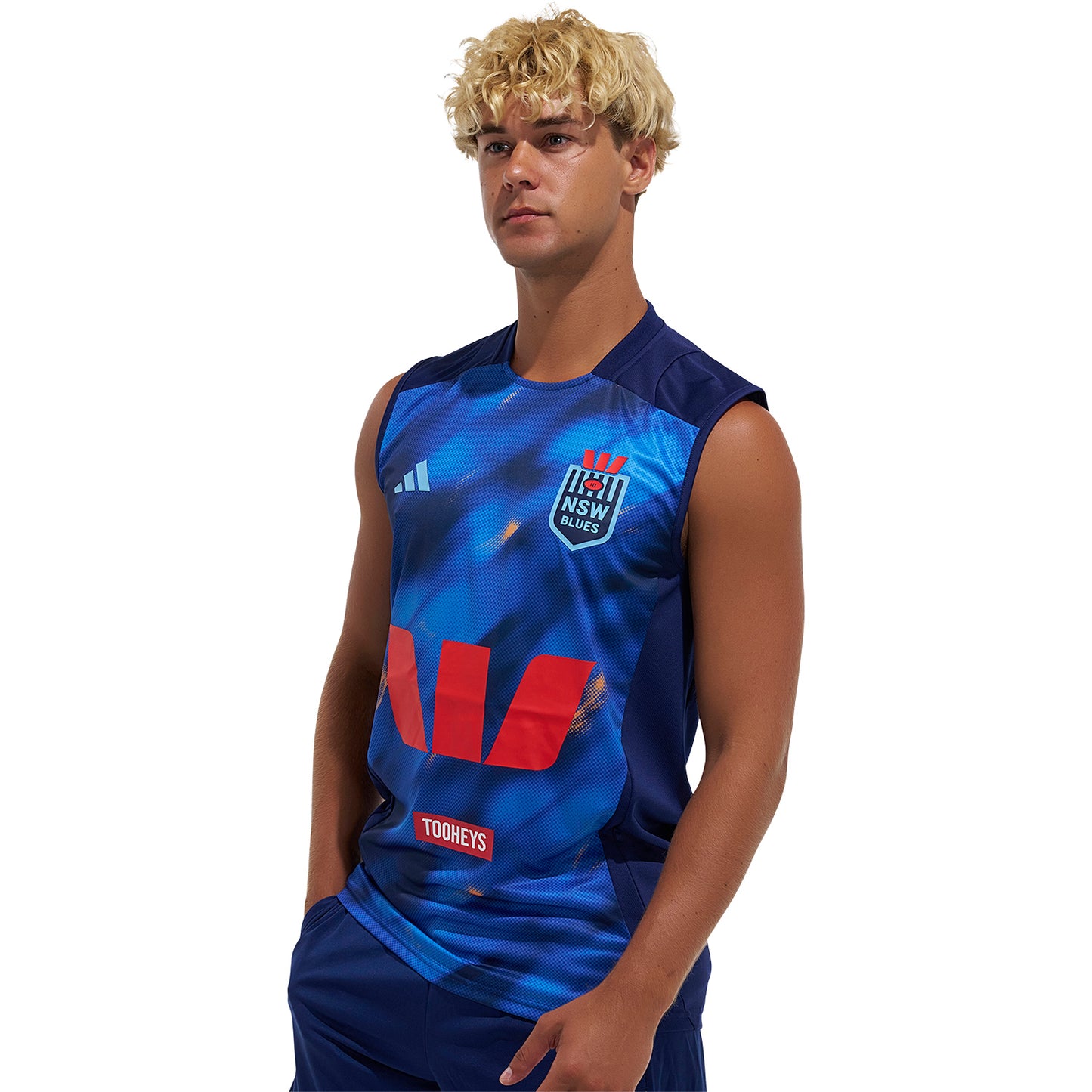 NSW Blues Mens 2026 Singlet Dark Blue