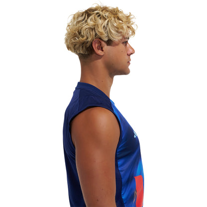 NSW Blues Mens 2026 Singlet Dark Blue - View 6