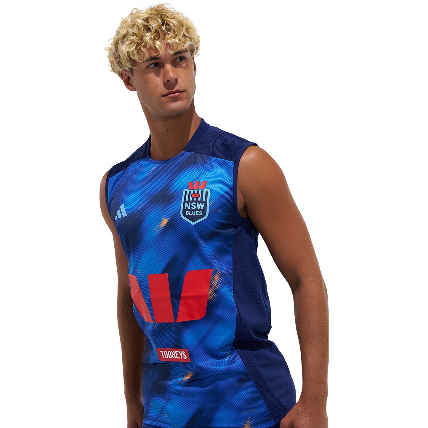 NSW Blues Mens 2026 Singlet Dark Blue