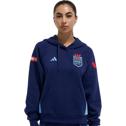 NSW Blues Ladies 2026 Training Hoodie Dark Blue - View 1