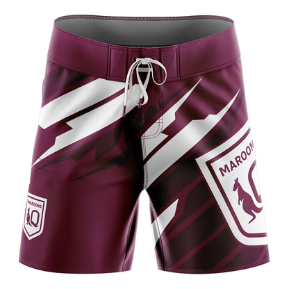 QLD Maroons Mens Ignition Boardies - View 5