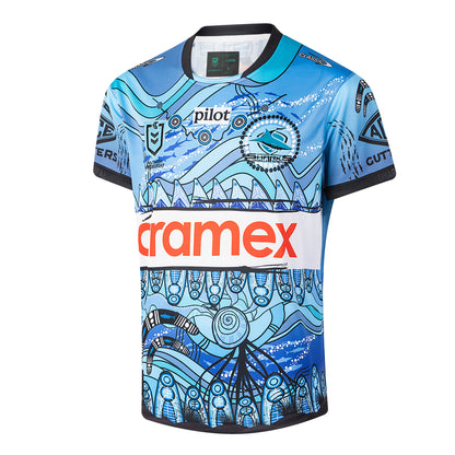 Cronulla-Sutherland Sharks Mens 2026 Indigenous Jersey - View 2