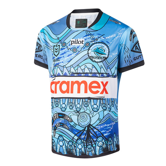 Cronulla-Sutherland Sharks Mens 2026 Indigenous Jersey - View 2