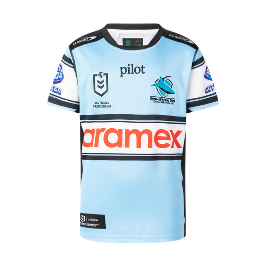 Cronulla Sharks Youth 2026 Home Jersey - View 1