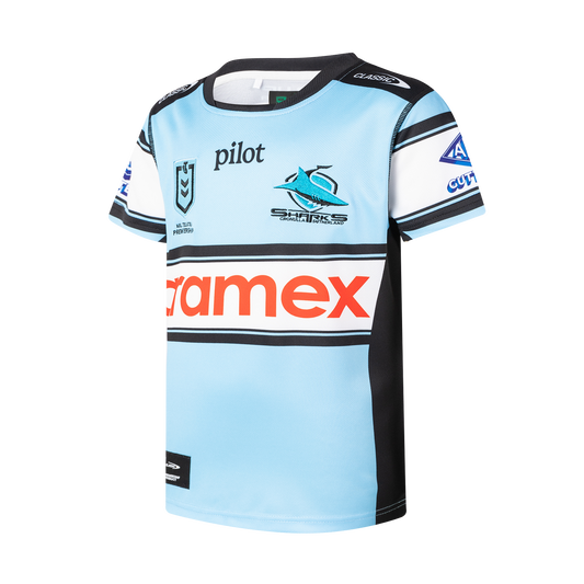 Cronulla Sharks Youth 2026 Home Jersey - View 2