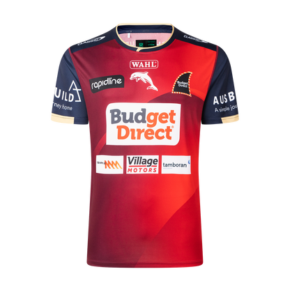 Dolphins Mens 2026 Pro Training Tee Red - View 1