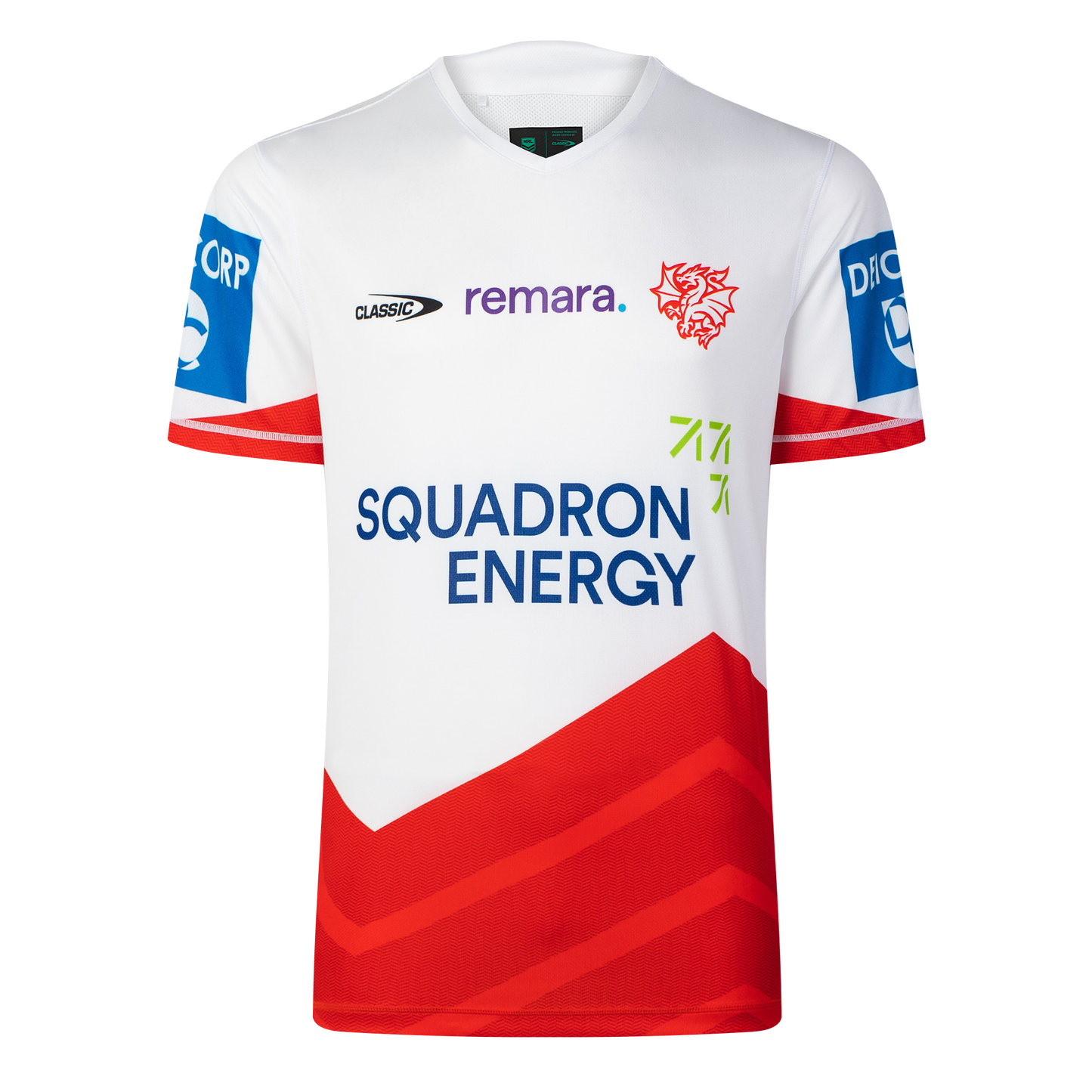 St George Illawarra Dragons Mens 2026 Pro Training Tee White