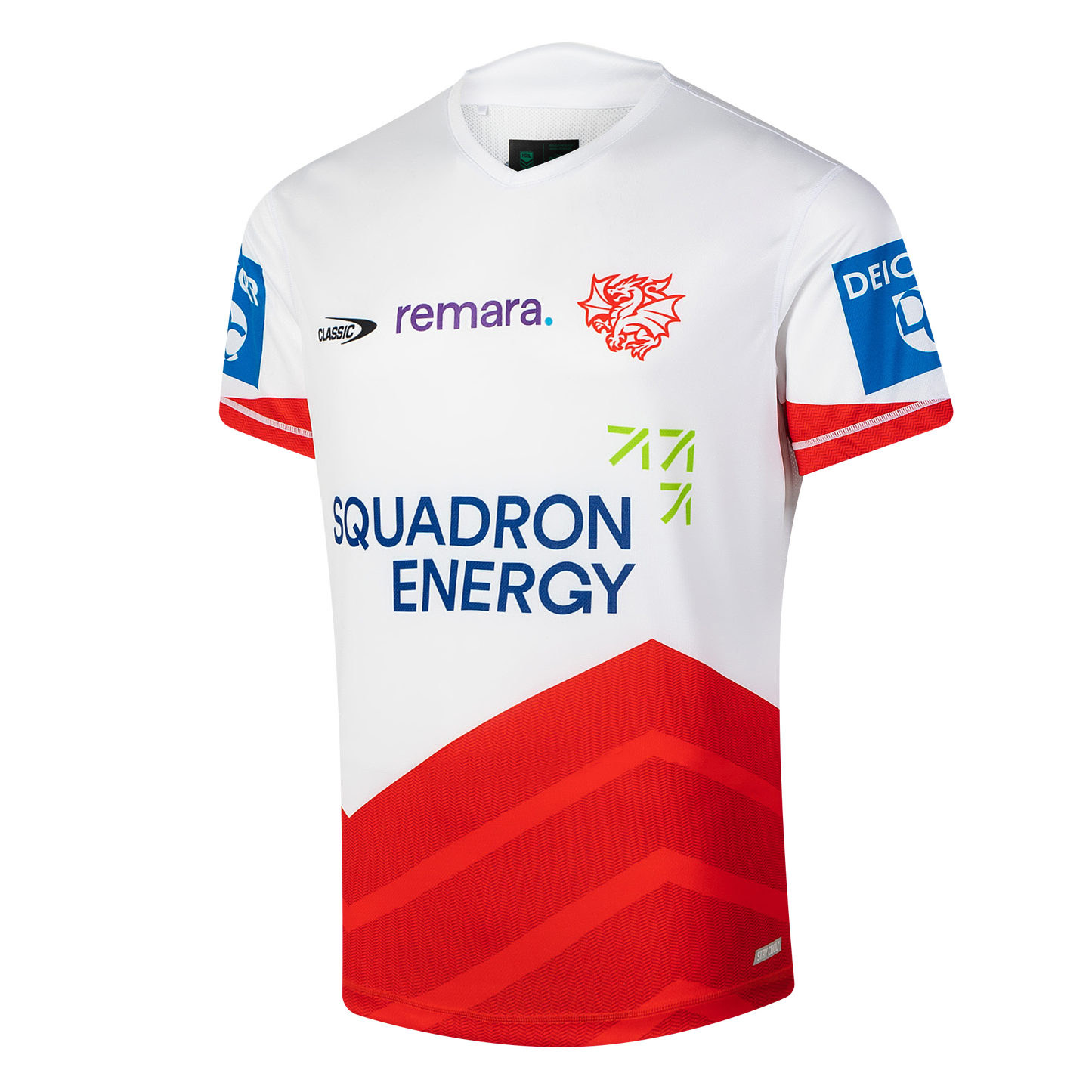 St George Illawarra Dragons Mens 2026 Pro Training Tee White