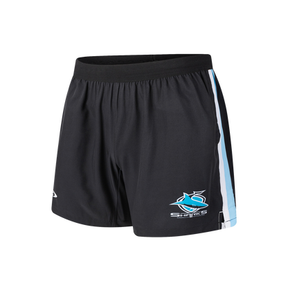 Cronulla Sharks Mens 2026 Performance Gym Shorts - View 1