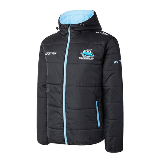 Cronulla-Sutherland Sharks Mens 2026 Puffer Jacket - View 2