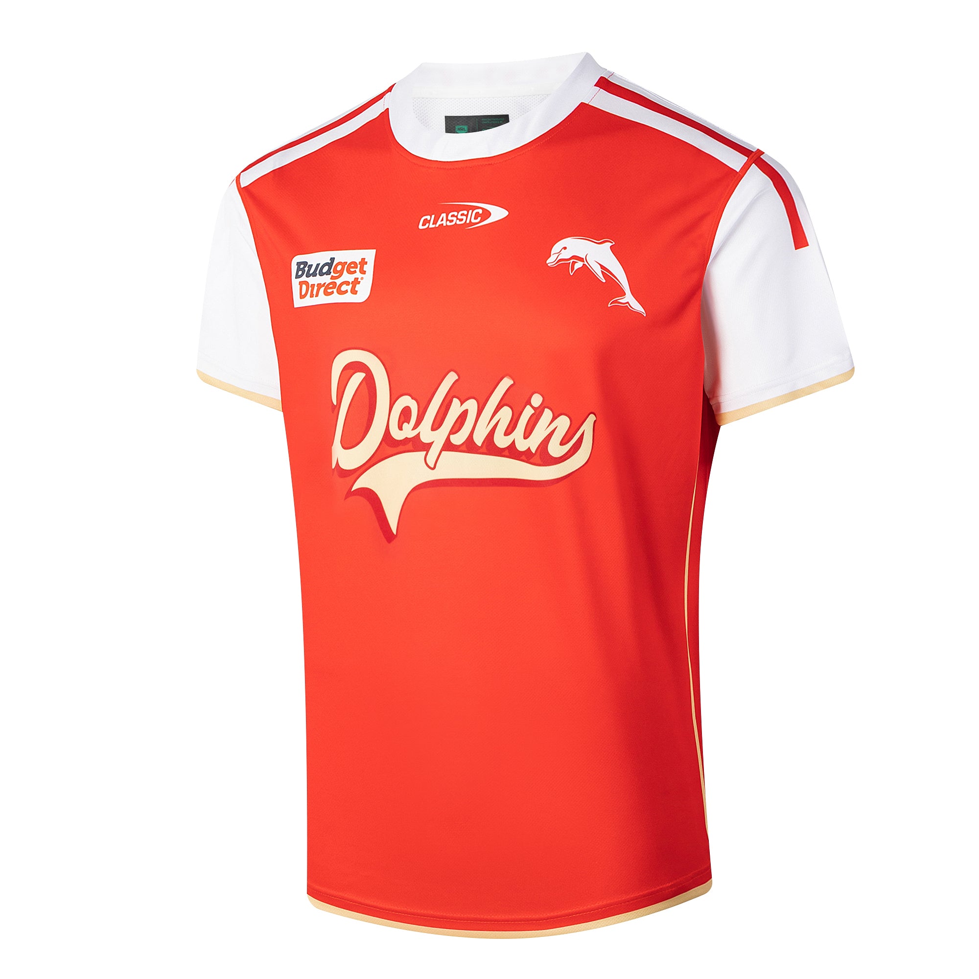 Dolphins Adult Blackout Baseball Shirt – NRL Shop