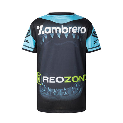 Cronulla-Sutherland Sharks Youth 2026 Pro Warm Up Tee - View 3