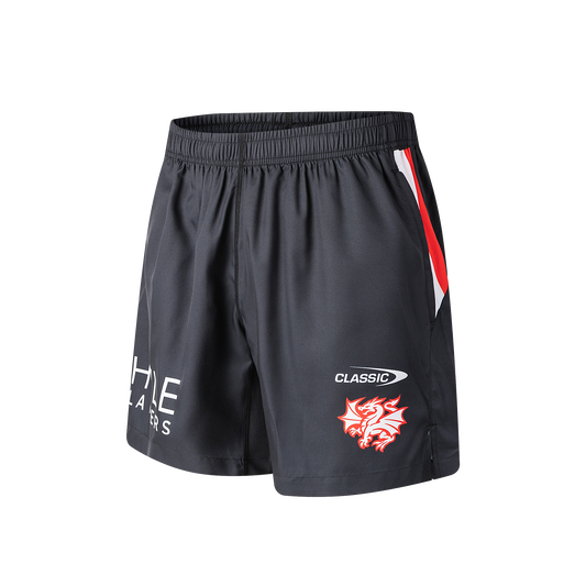 St George Illawarra Dragons Mens 2026 Performance Gym Shorts - View 1