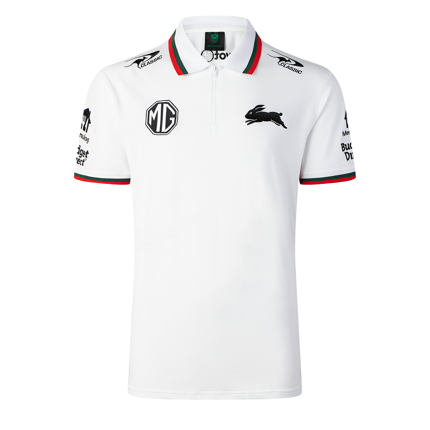 South Sydney Rabbitohs Mens 2026 Media Polo White