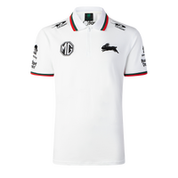 South Sydney Rabbitohs Mens 2026 Media Polo White
