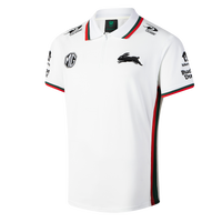 South Sydney Rabbitohs Mens 2026 Media Polo White