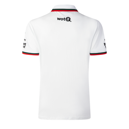 South Sydney Rabbitohs Mens 2026 Media Polo White - View 3