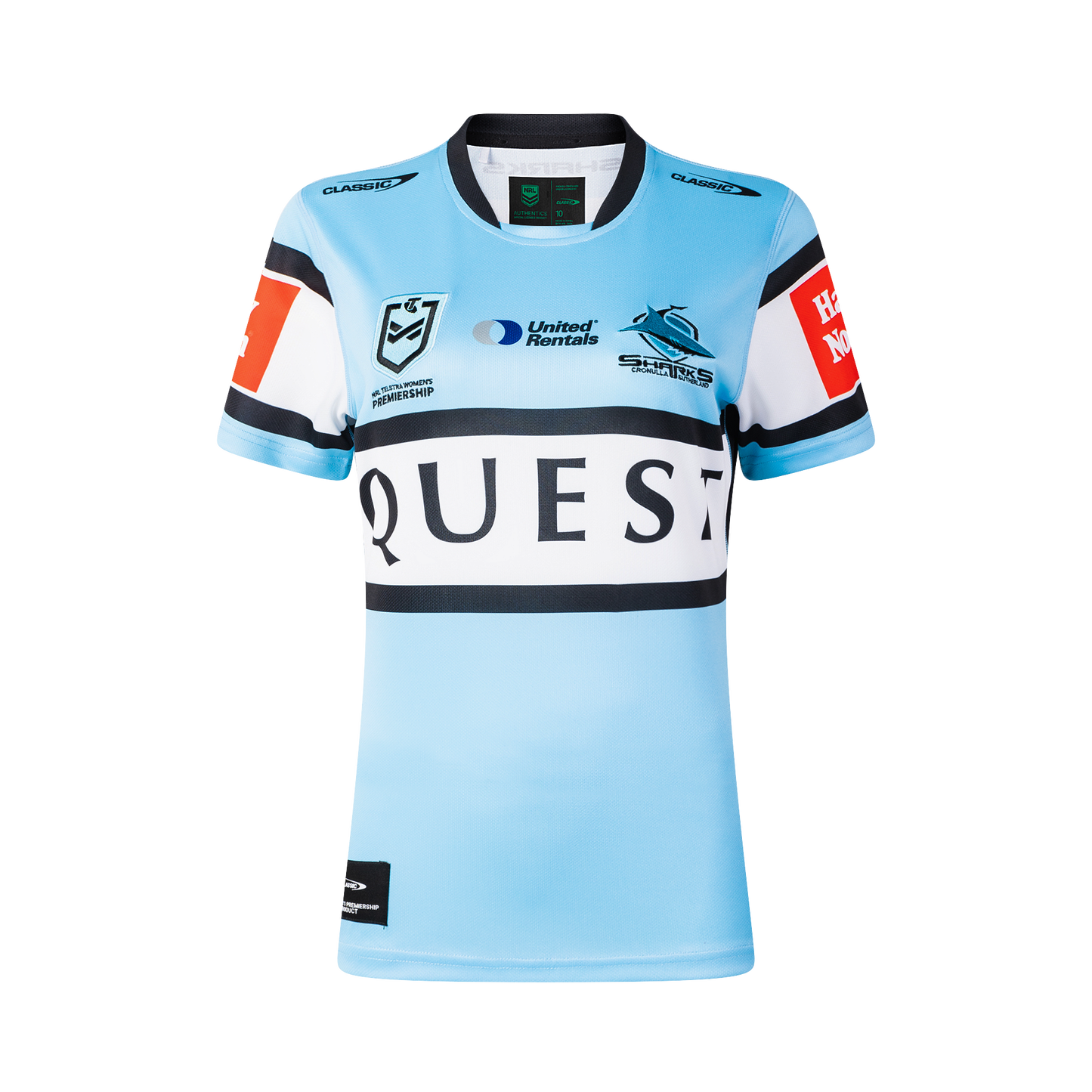 Cronulla-Sutherland Sharks NRLW Womens 2025 Home Jersey