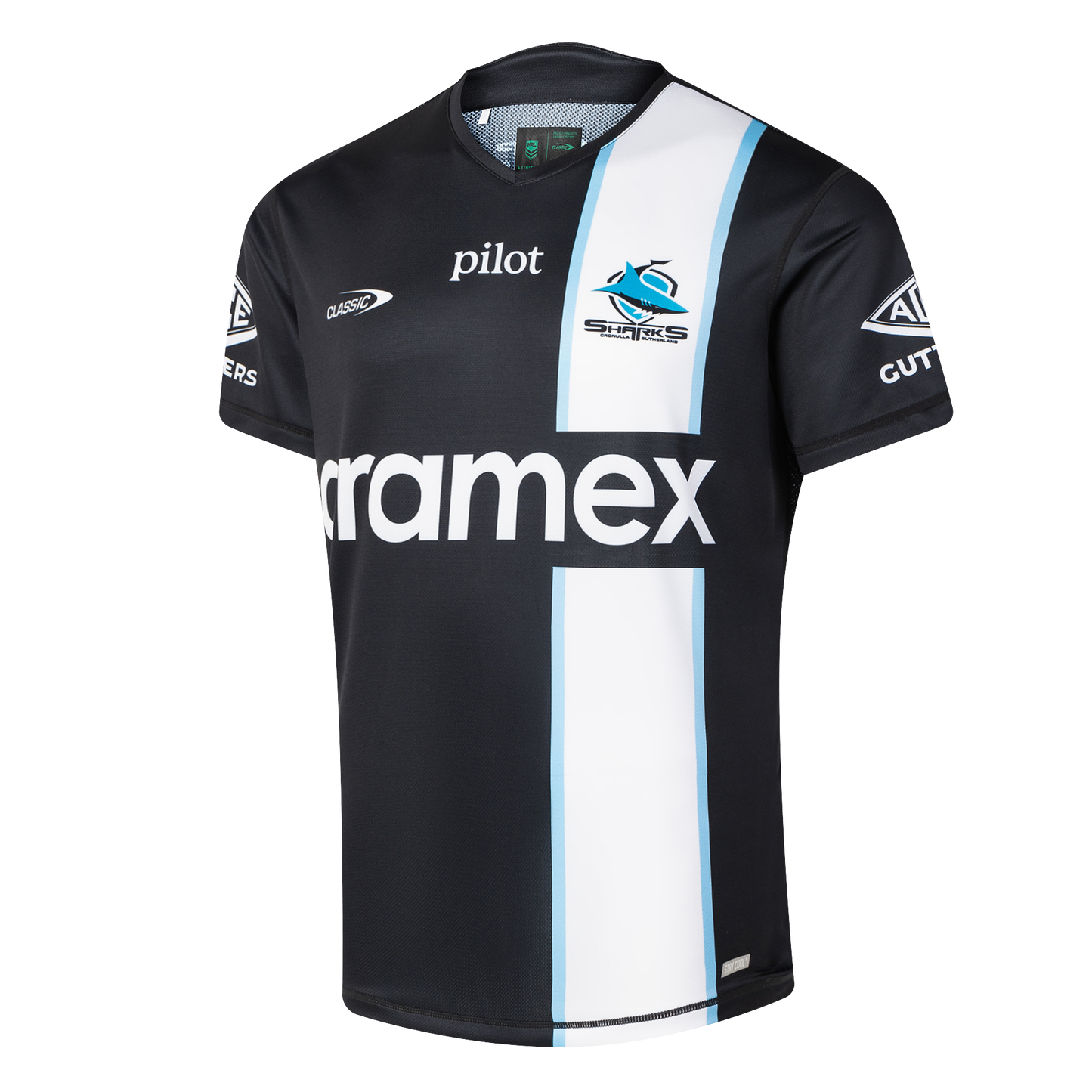 Cronulla Sharks Mens 2026 Pro Training Tee Black