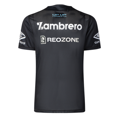 Cronulla Sharks Mens 2026 Pro Training Tee Black - View 3