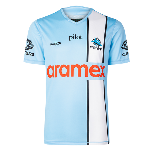 Cronulla Cronulla-Sutherland Sharks Youth 2026 Pro Training Tee Blue - View 1