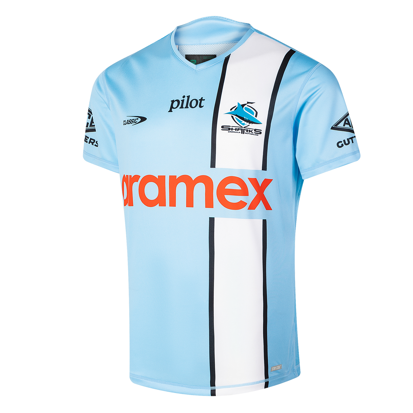 Cronulla Sharks Mens 2026 Pro Training Tee Blue