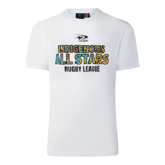 Indigenous All Stars Mens 2026 Cotton Tee - Pre-Order - View 1